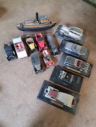 Old Model Cars And Ship.