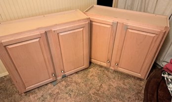 Two Kitchen Cabinets.