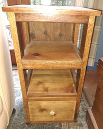 Side Table With Shelves And Drawers, Playing Cards