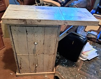 Wood Cabinet Table