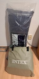Queen Air Mattress With Carrying Bag And Body Pillow