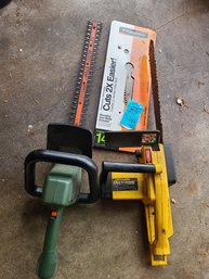 Black & Decker Electric Hedge Trimmer 22in Blade And McCulloch Electramac Chainsaw.
