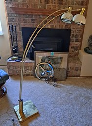Large Floor Lamp And Water Fountain, Decorative Thermometer