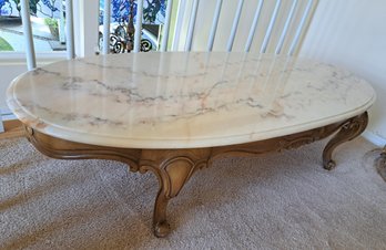 Marble Top Coffee Table.