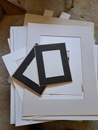 Precut Picture Mats, Watercolor Paper, Framed Canvas