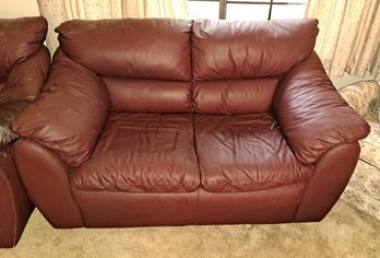 Possible Leather Loveseat Sofa