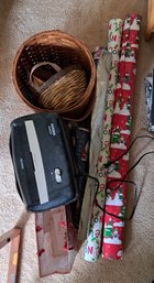 Paper Shredder, Wrapping Paper, Wicker Baskets