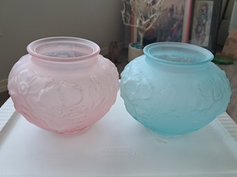 Two Fenton Vases