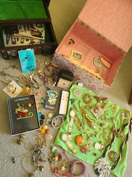 Costume Jewelry, Watches And Decorative Boxes