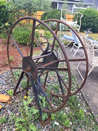 Large Metal Garden Decor, Plant Hanger, Buddha Statue