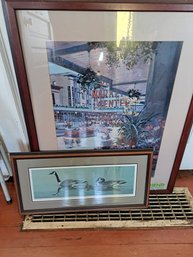 Two Framed Pictures