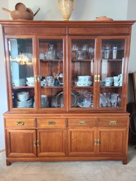 Solid Wood Hutch- Comfort Living Hand Crafted Antique Furniture