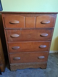 Four Drawer Wood Dresser