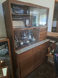 Rm.6. Vintage China Cabinet And Hutch.