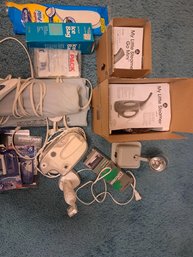 Rm.4. My Little Steamer And My Little Steamer Go Mini, Heat Pads, Ice Bag, Sonicare Toothbrush, Water Pix.