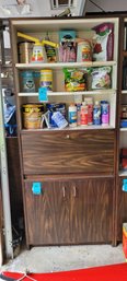 Rm0 Wood Veneer Storage Cabinet With Shelves