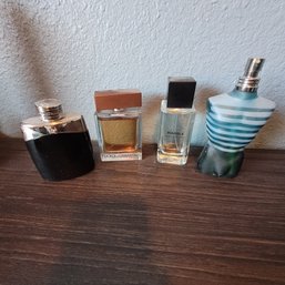 R4 Cologne Including Dolce & Gabbana The One, Montblanc Legend, Marble By Bath And Body Works And One Unlabele