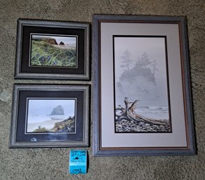 R3 Framed Prints Of Oregon Coast By Jeffery Hull.