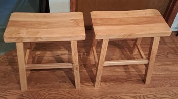 R3 Two Wooden Stools