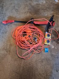 R00 Back And Decker Electric Weed Eater, Extension Cord On Spool, Automatic Feed Replacement Spools