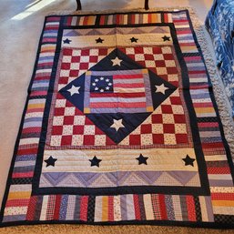R5 Assorted Throw Blankets Including Quilted, Fleece Wounded Warrior,  And Polyester