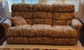 R5 Floral Patterned Lazy Boy Reclining Couch