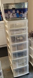 R00 Iris Plastic Storage Chest And ALL Contents  See Photos For Details On Contents