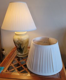 R2 Asian Inspired Lamp With Extra Lamp Shade And Timer