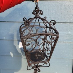 R0 Metal Hanging Lantern Candle Holder