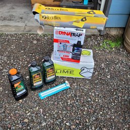 R0 Dynatrap Insect Trap, Garden Lime, Buck Bros Miter Saw, Tiki Bitefighter Citronella And Cedar Torch Fuel X3