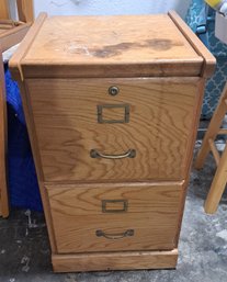 R0 Wooden File Cabinet