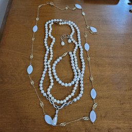 R3 Assorted Costume Jewelry Including Cookie Lee Necklace
