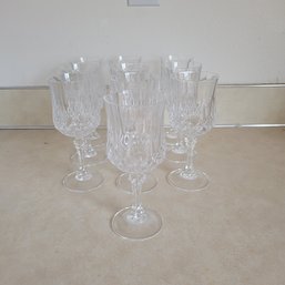 R2 Possible Cristal D'Arques Longchamp 24 Lead Crystal Wine Glasses 5 3/4 Oz Set Of 10