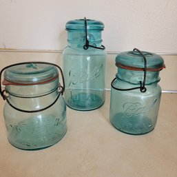 R2 Set Of 3 Assorted Sized Mason Jars