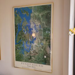 R1 Puget Sound Map Aerial View From Space