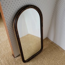R10 Vintage Rectangular Mirror With Oval Top