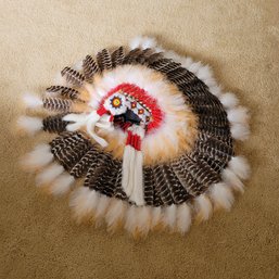 R10 Native Headdress And Walking Stick