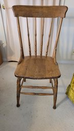 R1 Wooden Chair And Foot Stool