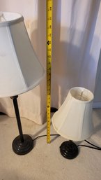 R1 Set Of 3 Matching Lamps: 1, Floor Length And 2 Table Top Lamps