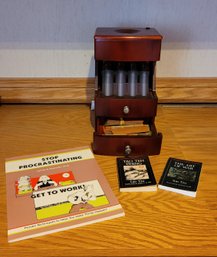 R4 Battery Operated Coin Dispenser And Assorted Books