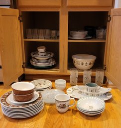 R2 Assorted Dishes, Small Juice Glasses, Cups, And Other Items