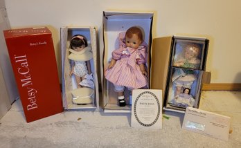R6 Collectible Dolls Including: Betsy McCall 'just Betsy' Effanbee Company 'patsy Joan' The Hamilton Collectio