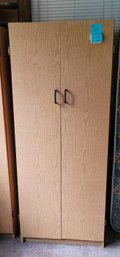 R2 Partical Board Cabinet With Double Doors And All Contents
