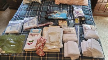 R5 Assorted Linens, Curtains, Towels, Furniture Touch Up And Other Items Some Unopened