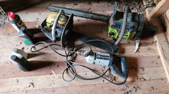 S1 Poulan 3500 Chainsaw, Mac 160s Chainsaw, Rockwell Electric Drill Motor, And More