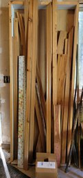 R0 Pre-hung Left Hand Oak Exterior Door And Wood Trim