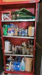 R0 Assorted Partial To Full Cleaning Supplies, Canning Jars, Reusable Grocery Bags, Kirkland Pacific Boldk-cup