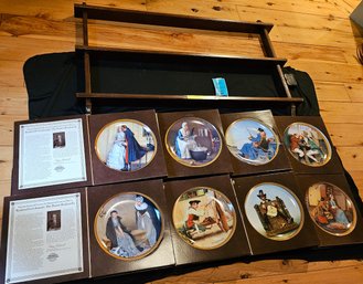 R2 Norman Rockwell's Colonials Plate Collection