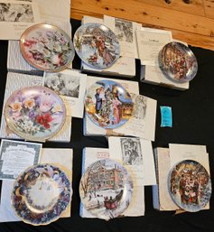 R2 Lot Of Various Collection Plates Including Artists Lena Liu And Stuart Sherwood