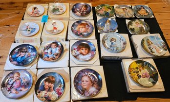 R3 Lot Of Collectors Plates Including Mabel Lucie Attwell, John McClelland, And MaGo